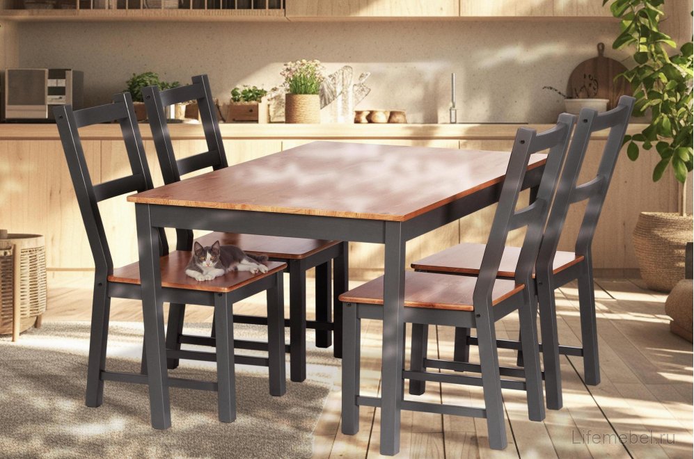 Обеденная группа Sonata/Соната антик / графит