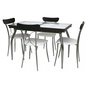 Обеденная группа "стол Рим-2/2 (27/1) + стулья Флавия"