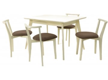 Складной стол Сканди Франк 120 натуральное дерево / натуральное дерево