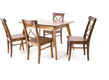 Обеденная группа Сканди Ингольф 120 орех / орех