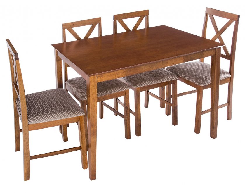 Обеденный комплект Hudson (Хадсон) espresso