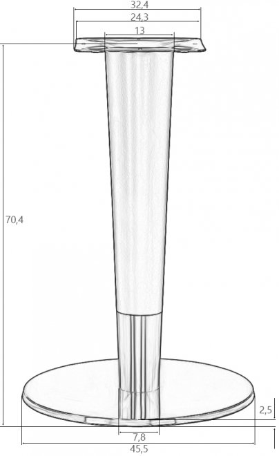 Подстолье обеденное Angelo