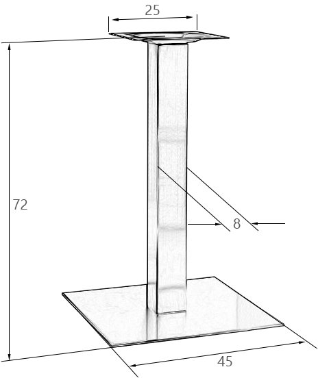 Подстолье обеденное Evan
