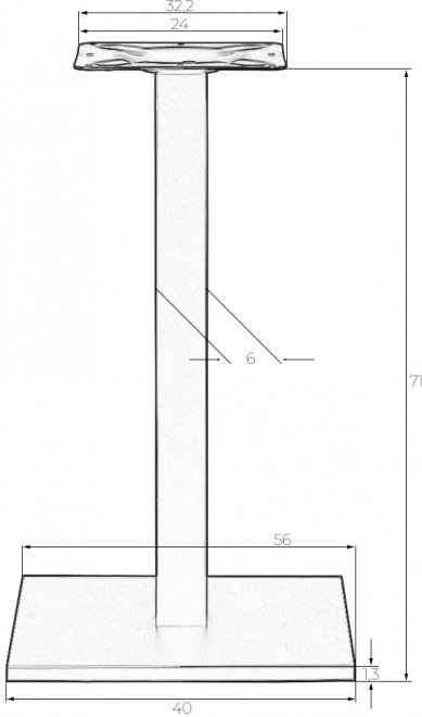 Подстолье обеденное Grace