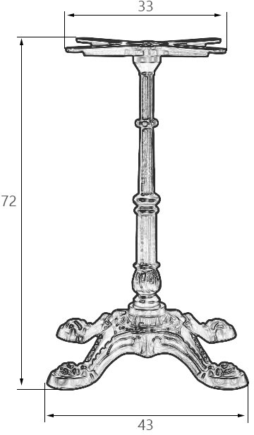 Подстолье обеденное Leone