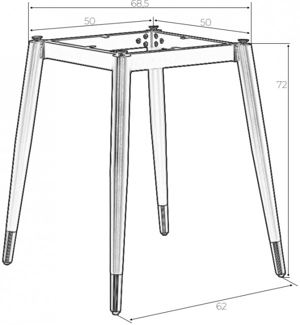 Подстолье обеденное Matt