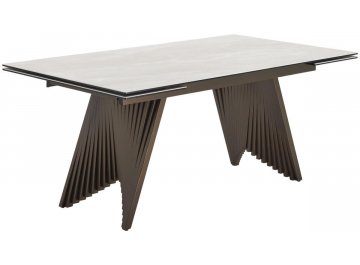 Обеденный стол Ivar 180 marbles KL-99 итальянская керамика / белый мрамор