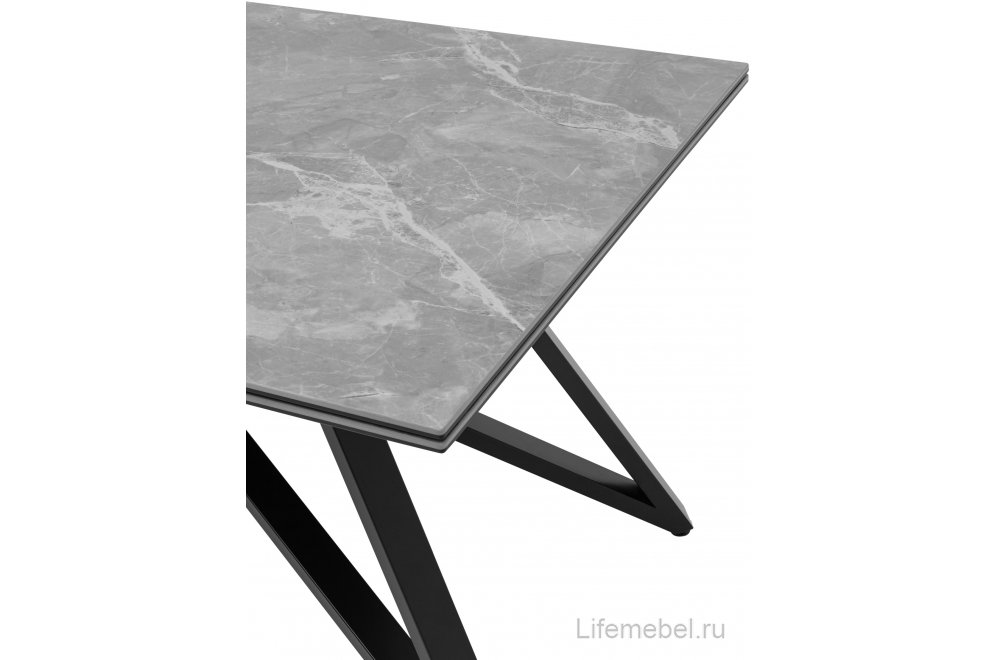 Керамический стол Верона серый