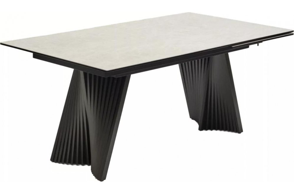 Керамический стол Yoakim 180 испанская керамика TL-102 бежевый мрамор / темно-серый