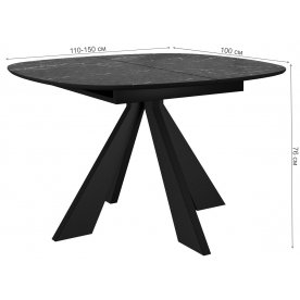 Керамический стол DikLine SKK110