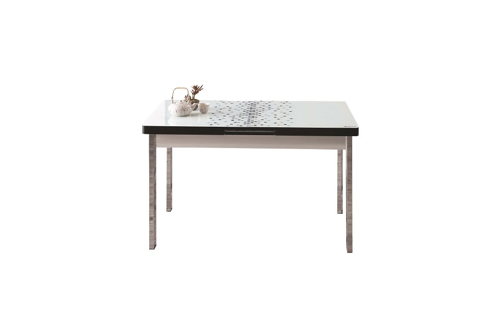 Стол обеденный M21 раскладной white