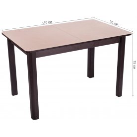 Стеклянный стол Танго ПР ВН ст-74 04 ВН