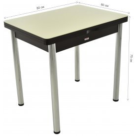 Стеклянный стол Бари