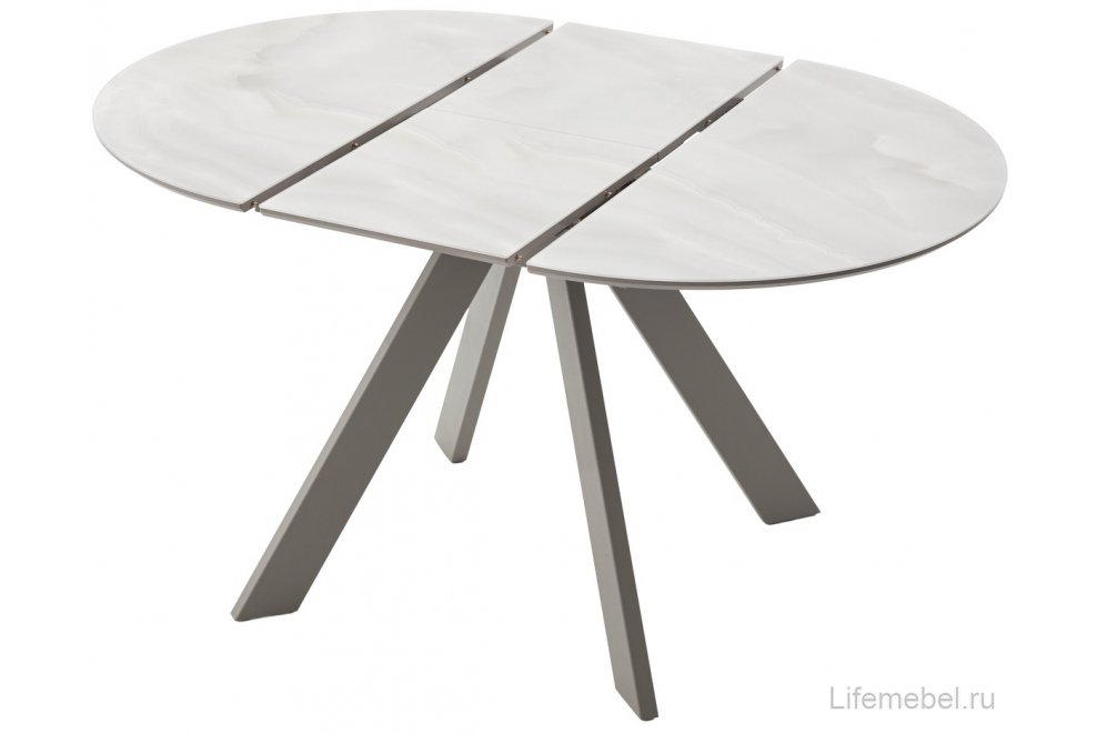 Стеклянный стол Бонжур оникс