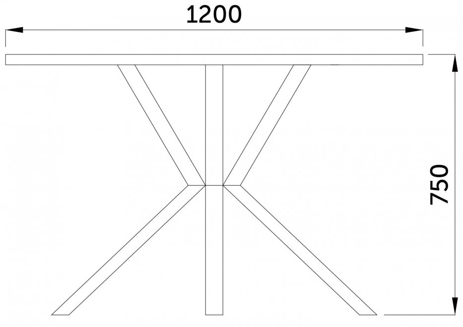 Стеклянный стол Dolce прозрачный