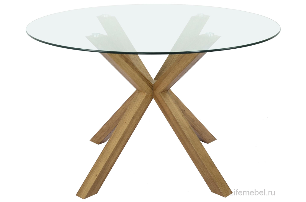 Стеклянный стол Dolce прозрачный