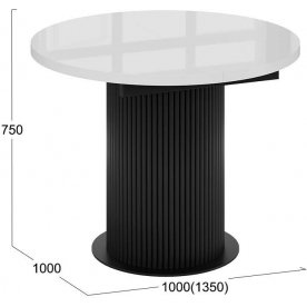 Стеклянный стол Эридан Тип 1