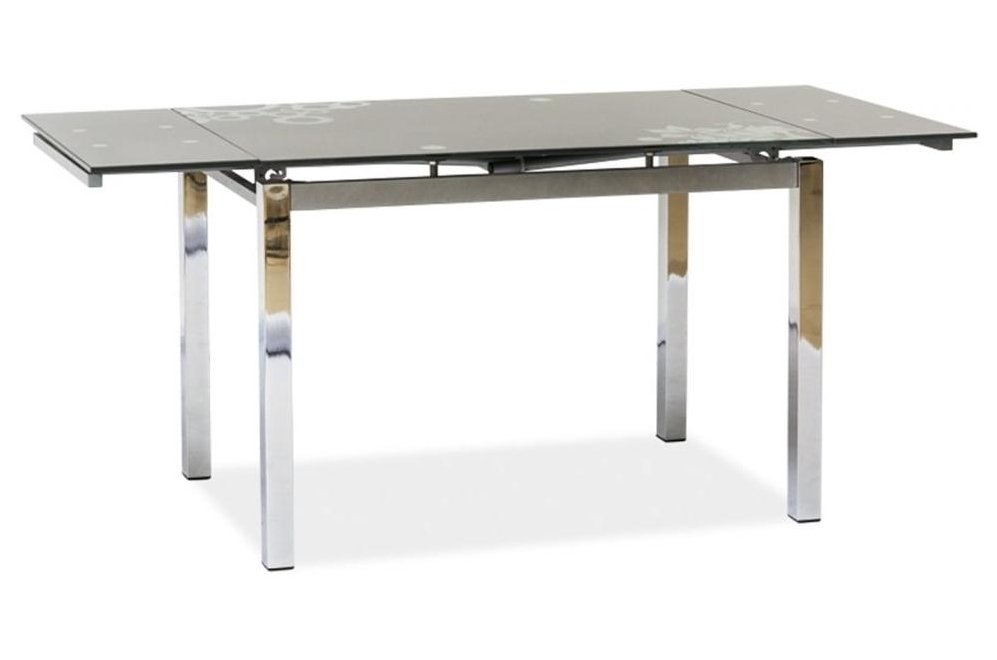 Стеклянный стол GD017 серый