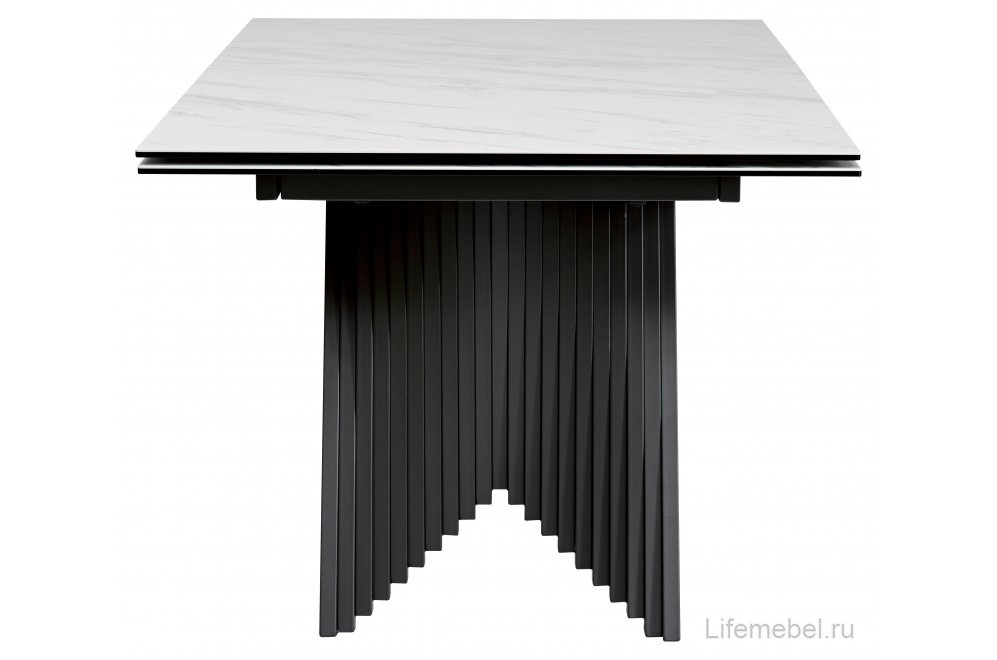 Керамический стол Ivar 180 marbles KL-99 итальянская керамика / белый мрамор