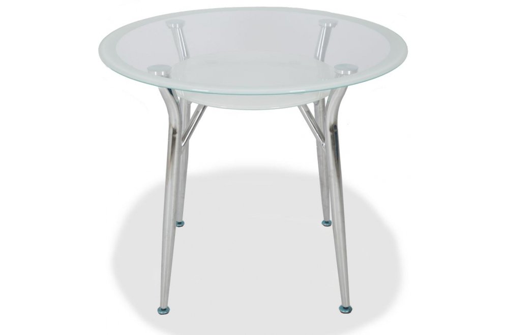 Стеклянный стол S603 90 super white