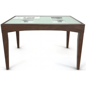 Стеклянный стол Рим 120/90-С