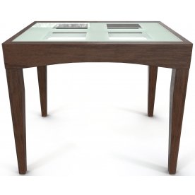 Стеклянный стол Рим 90/75-С