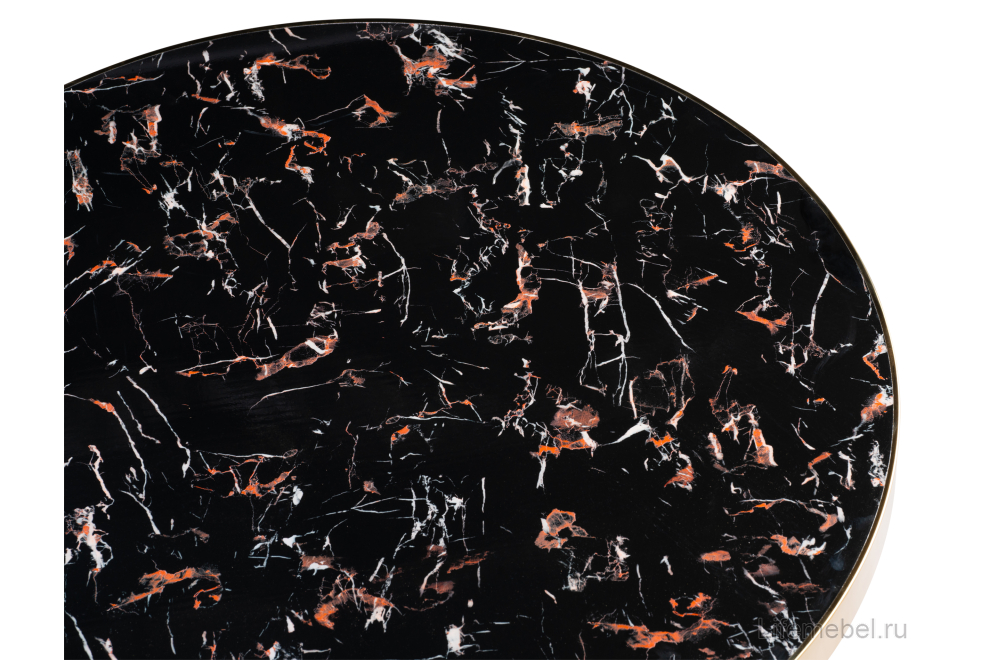 Стол Selina 80х72 black / gold