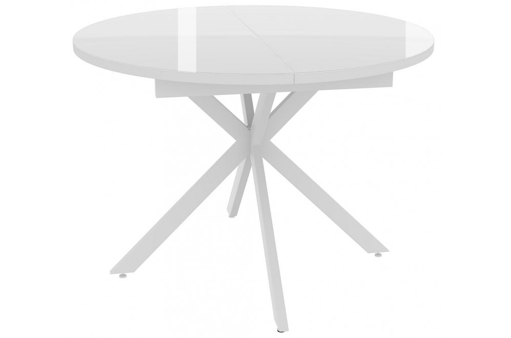 Стеклянный стол Сурео белый