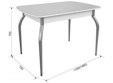 Стеклянный стол Танго