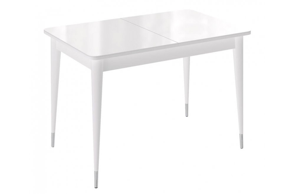 Стеклянный стол K1100 белый глянец / белый