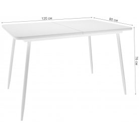 Стеклянный стол Dikline LBS122