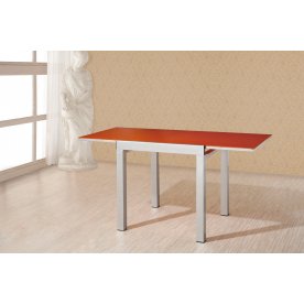 Стол МТ 4001 оранжевое стекло