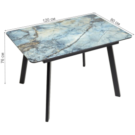 Стеклянный стол Аруба