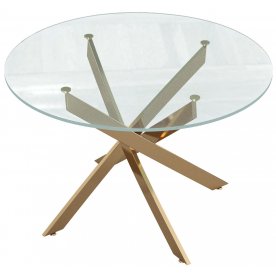 Стеклянный стол DikLine R100