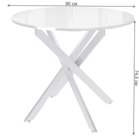 Стеклянный стол DikLine Rs90