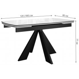 Стеклянный стол DikLine SFU120