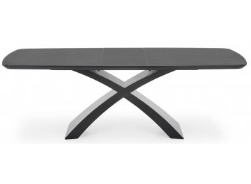 Обеденный стол Silvestro 180-220/89/75 темно-серый / черный