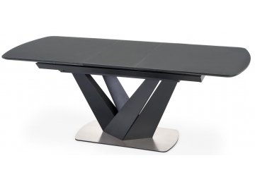 Обеденный стол Patrizio 160-200/90/77 темно-серый / черный