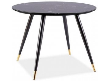 Стеклянный стол Cyryl II d100