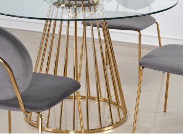 Стеклянный стол Пул 120/75