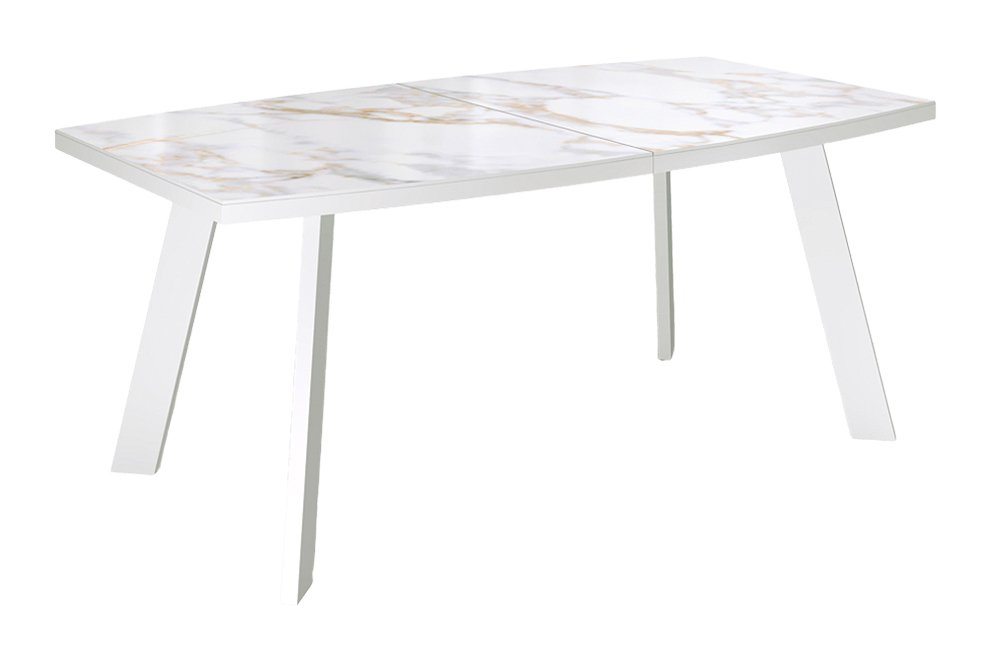 Стол SL1600 белый / керамика белая глянец