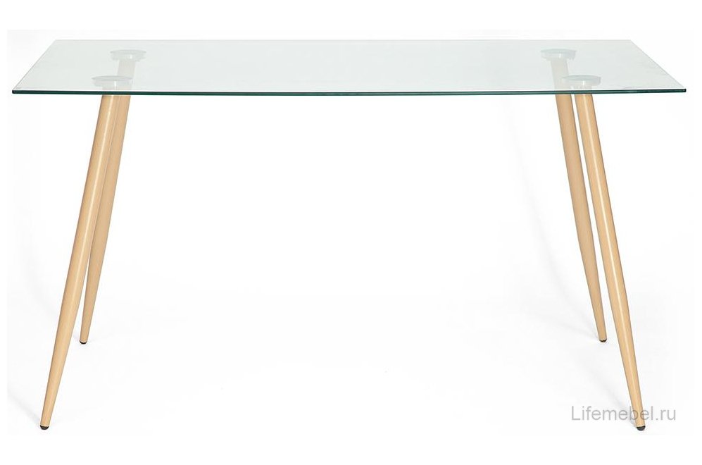 Стол Sophia mod. 5003 бук / прозрачный
