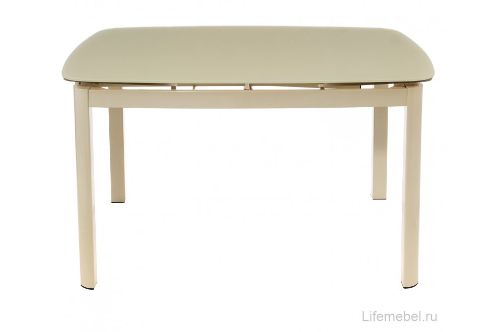 Стол стеклянный DT6236B раскладной beige (s220)