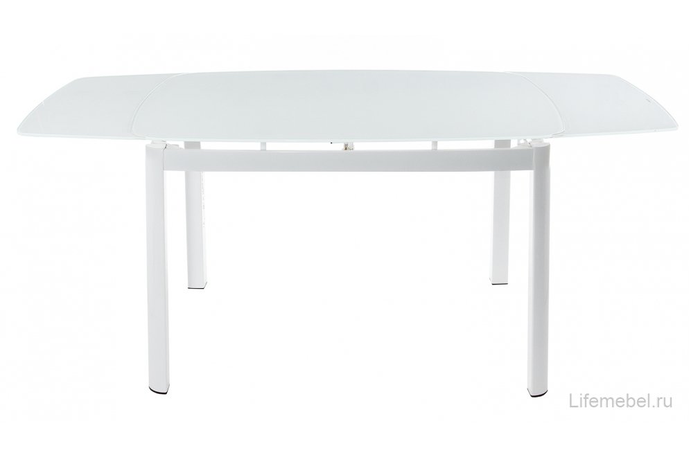 Стол стеклянный DT6236B раскладной super white
