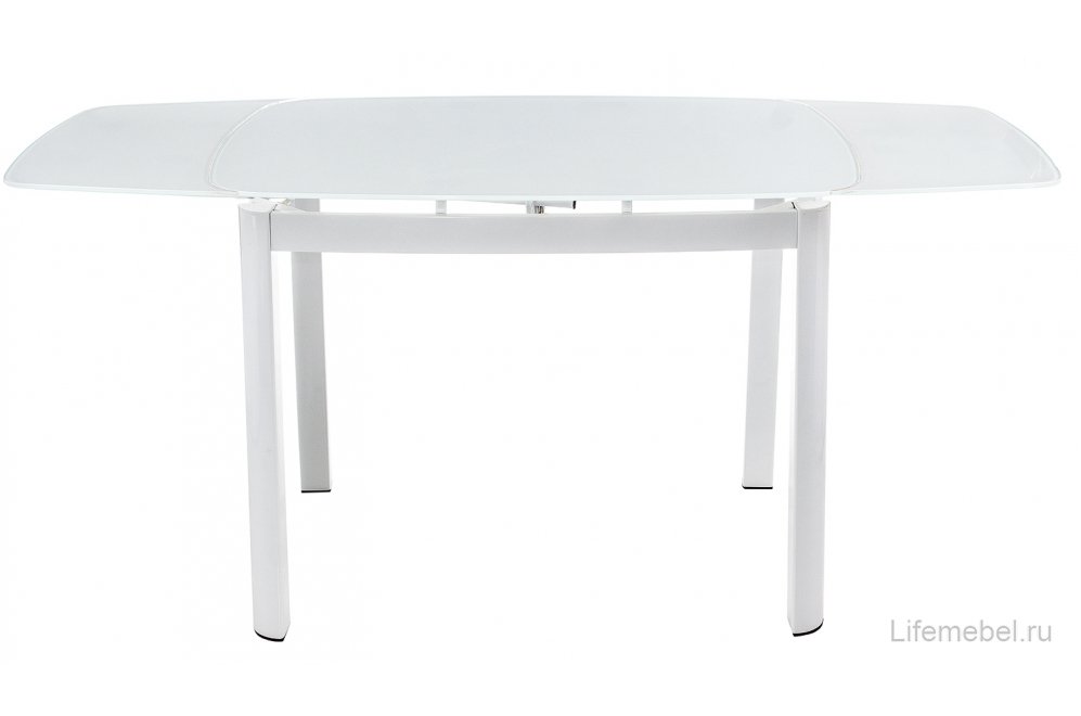 Стол стеклянный DT6236C раскладной super white