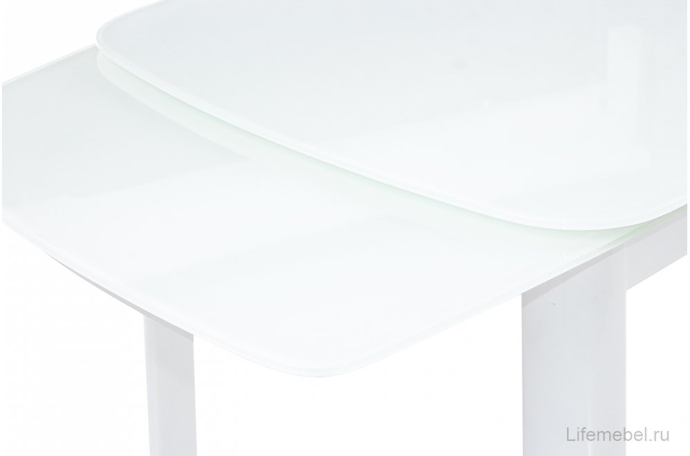 Стол стеклянный DT6236C раскладной super white