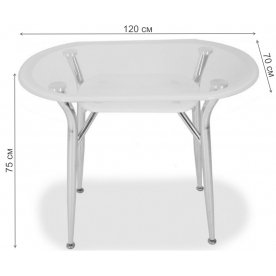 Стеклянный стол S604 120