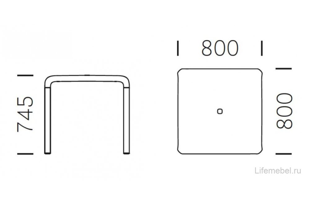 Стол 015/301JR/BI белый