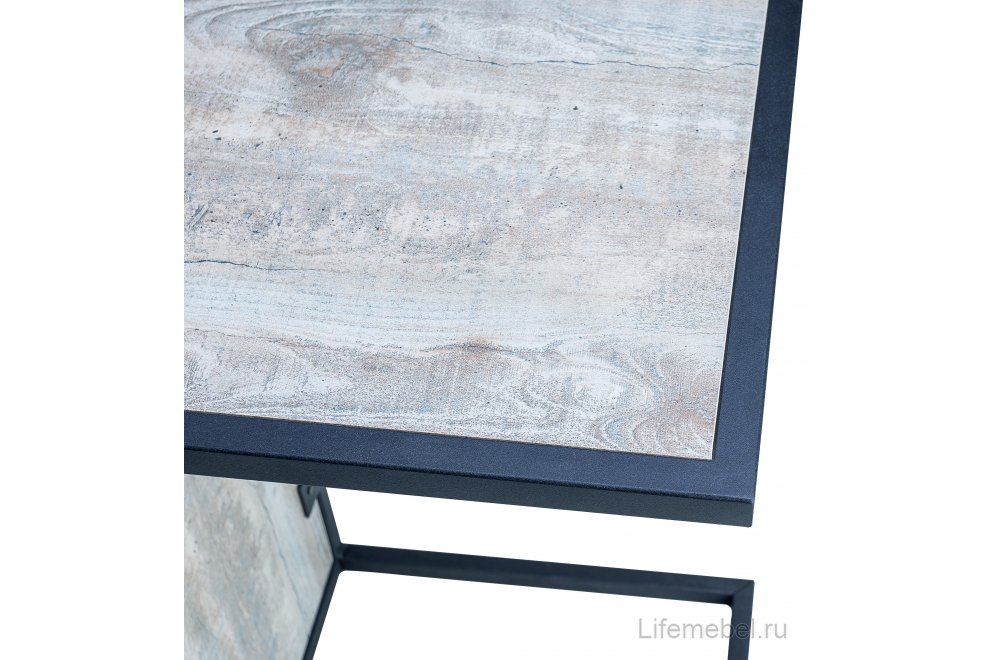 Приставной столик Leset Бриг чёрный / cосна экзотик