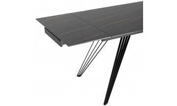 Керамический стол Падме 160 керамика темная